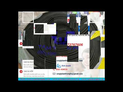 Video Cao su tấm đặc lót sàn 1 ly (1mm) | Cao su tam lot san... - youtube