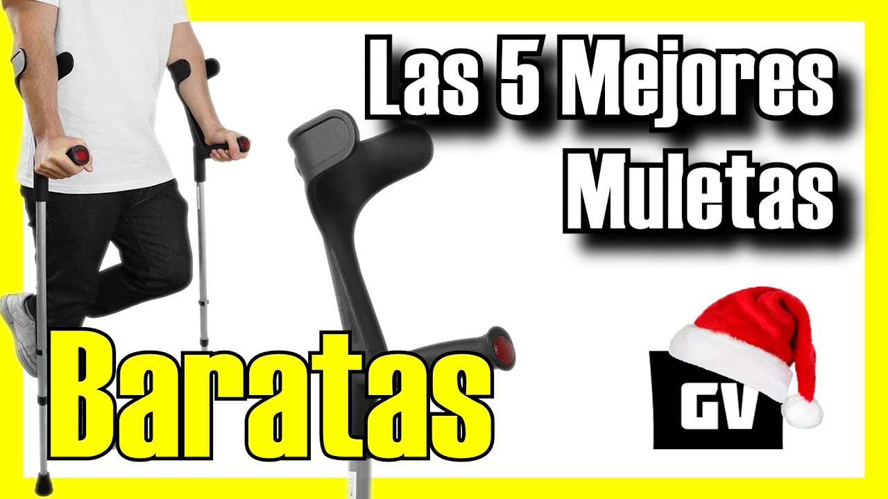 🔥🦵🏻Las 5 MEJORES Muletas BUENAS y BARATAS de Amazon [2025]✅[Calidad/Precio] Ortopédicas / Ajustables