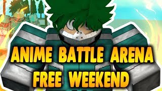 One For All Has Entered The Chat Anime Battle Arena Is Now Free To Play Roblox Ibemaine Video Smotret Onlajn - so i tried to fight santa boku no roblox remastered