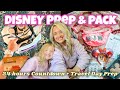 Disney Prep &amp; Pack With Me ✨ 24 Hours Before Travel, Mom Tips, Grocery Prep &amp; Travel Day Bags