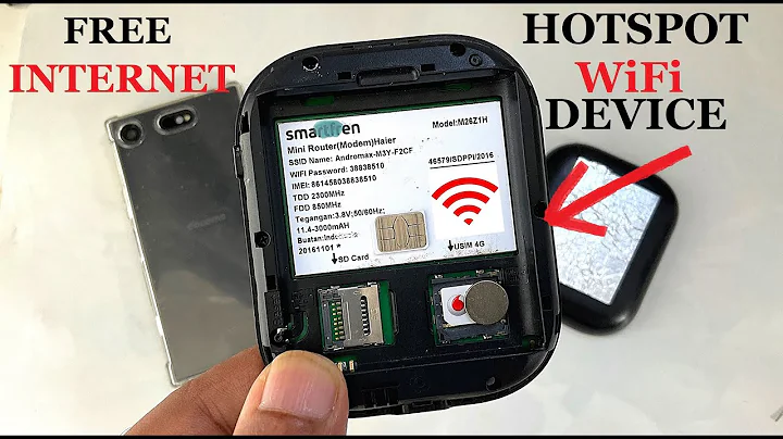 HOW TO WiFi HOTSPOT DEVICE FREE INTERNET DATA ANYWHERE NEAR ME