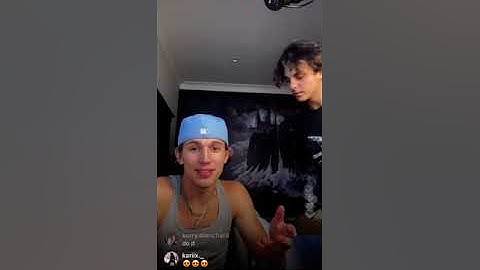 Vinnie Hacker instagram live