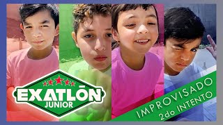 EXATLON JUNIOR CHALLENGE improvisado con materiales reciclados! parte 2