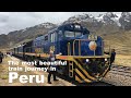 The most beautiful train journey in Peru - Peru Rail - Cusco to Puno