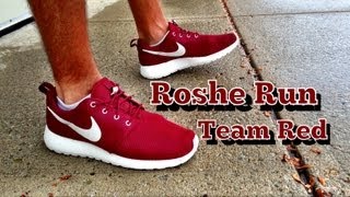 Nike Roshe Run Team Red Review & On Feet