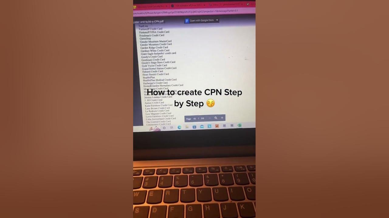 How to create a cpn step by step video tutorial YouTube