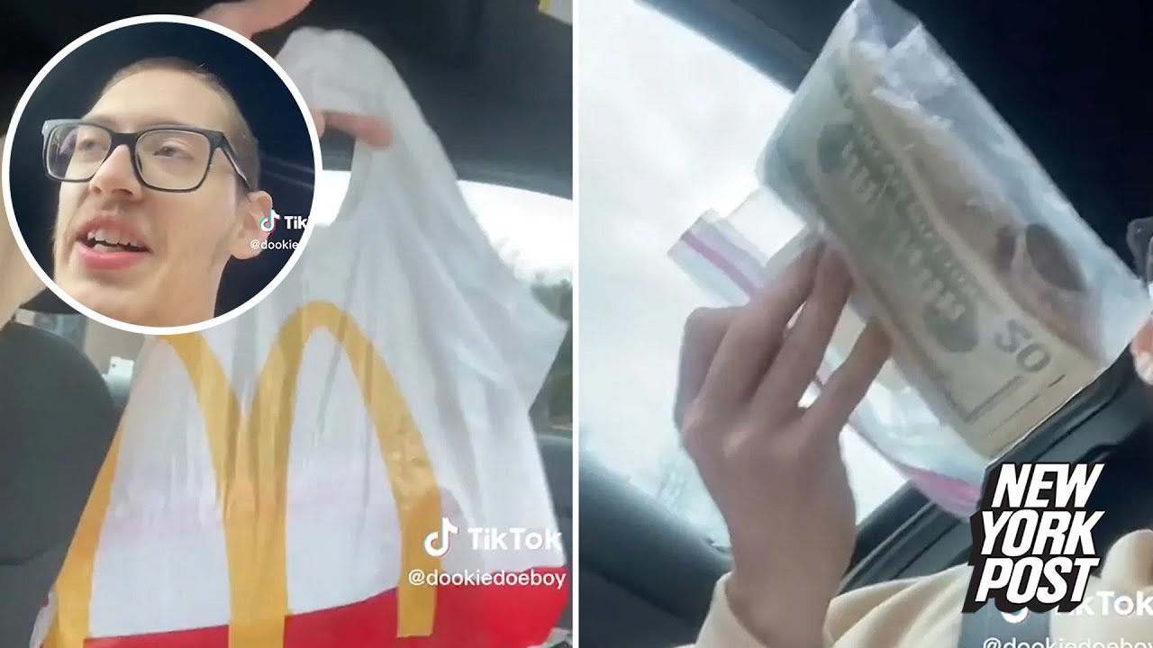 I went to McDonald’s drivethru for lunch — but left with bags of cash