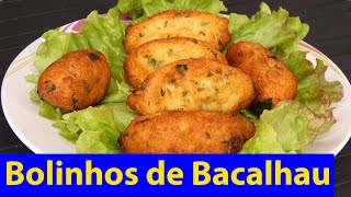 Como Faço Bolinhos de Bacalhau