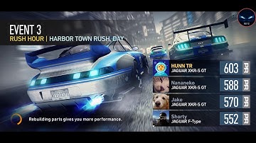 NFS No Limits | JAGUAR XKR-S GT | PROVING GROUNDS | Day 4 - Blitz | Event 3 - Rush Hour