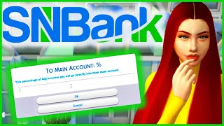 Bank Accounts, Direct Deposit & Loans & More - SNB BANK & BILLS MOD || The Sims 4
