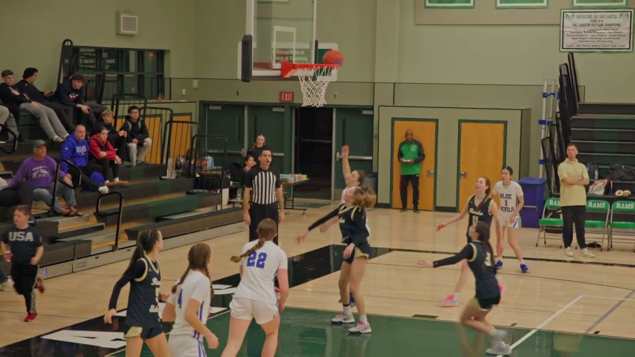 Highlights of the Rancho Solano Prep Mustangs vs Davis Blue Devils Girls Varsity Game on 12-28-24