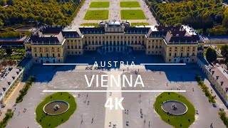 Vienna Austria 4K UHD Drone - Schönbrunn Palace