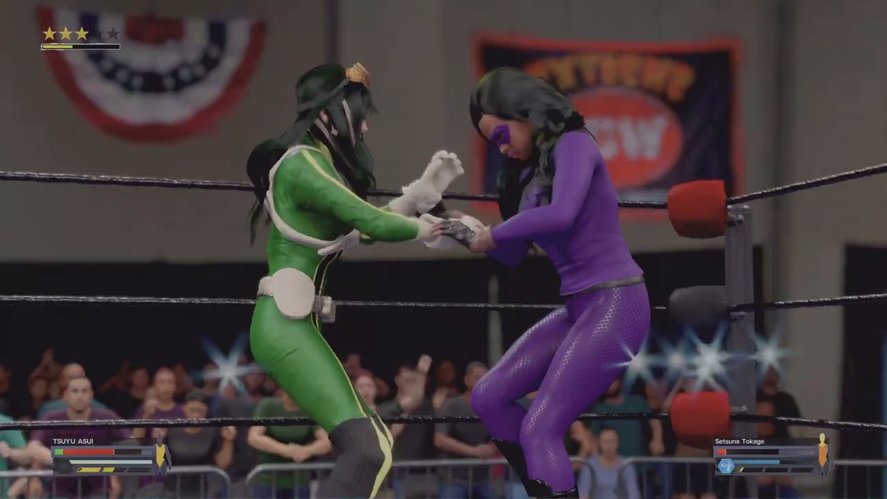 WWE 2K24: Tsuyu Asui Vs Setsna Tokage (Boxing Low blow match) @GashTW
