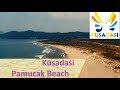 Kusadasi Pamucak Beach. Кушадасы пляж Памуджак. Турция.