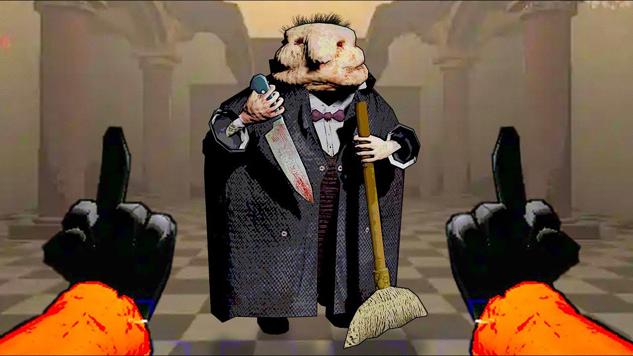 4 idiotas sendo perseguidos pelo Mordomo do Lethal Company