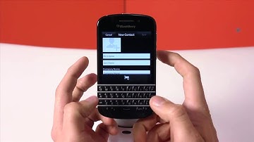 How to add a contact - BlackBerry Q10 - Vodacom Tech Team