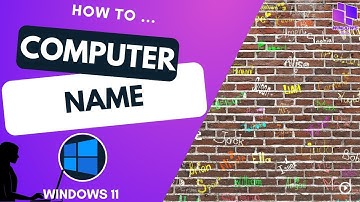 Change the Computer Name on Windows 11 and User Accounts