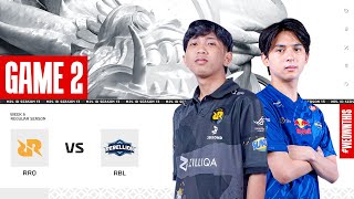 RRQ HOSHI vs REBELLION ESPORTS | Regular Season Week 6 Day 3 | Game 2 | #MPLIDS13 image