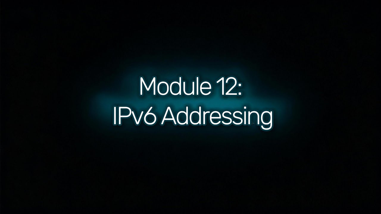 IPv6 Addressing – Part 1 - YouTube