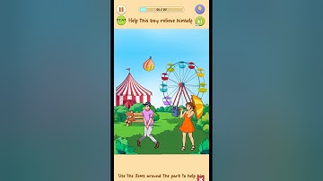 Frustrating Puzzle Games - Level 39 - Help the boy relieve himself.