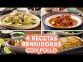 4 recetas rendidoras con pollo | Kiwilimón