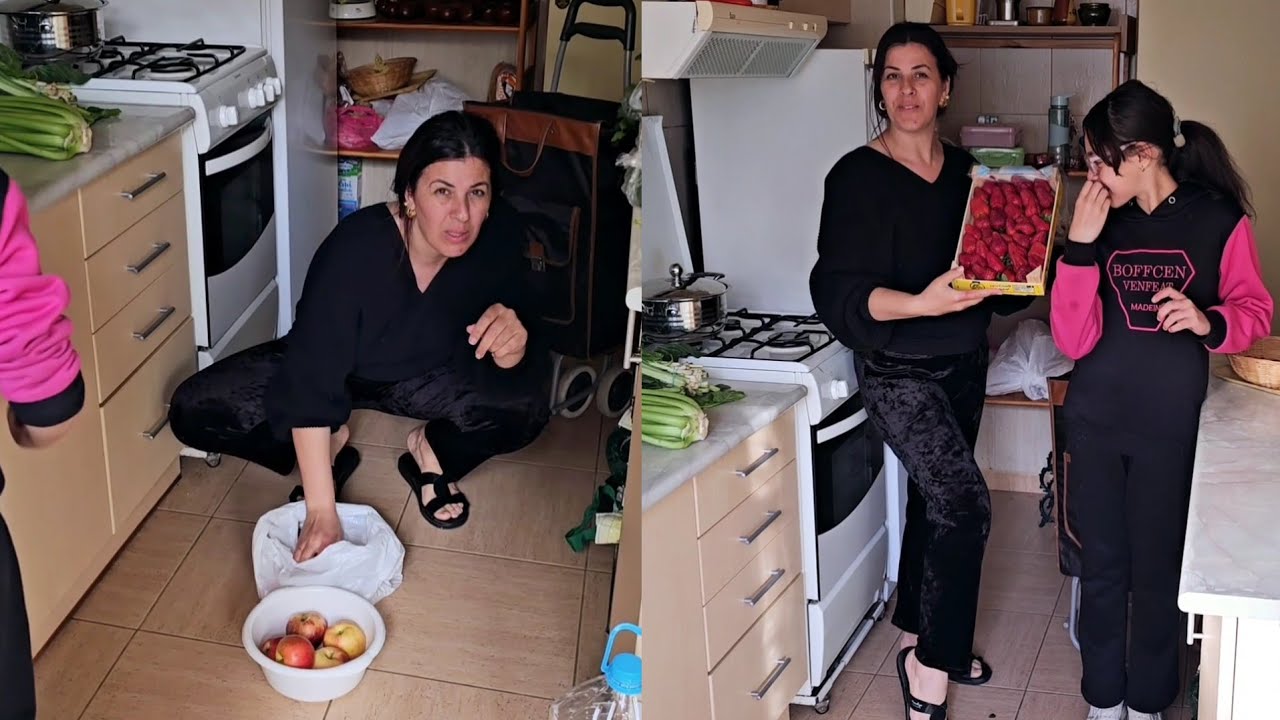 أول قضيان ليا في ديار الغربة 🥰فرحت بناتي الحلوين💃واش اشريت من السوق في إسبانيا 🤩واش طيبت اليوم😋