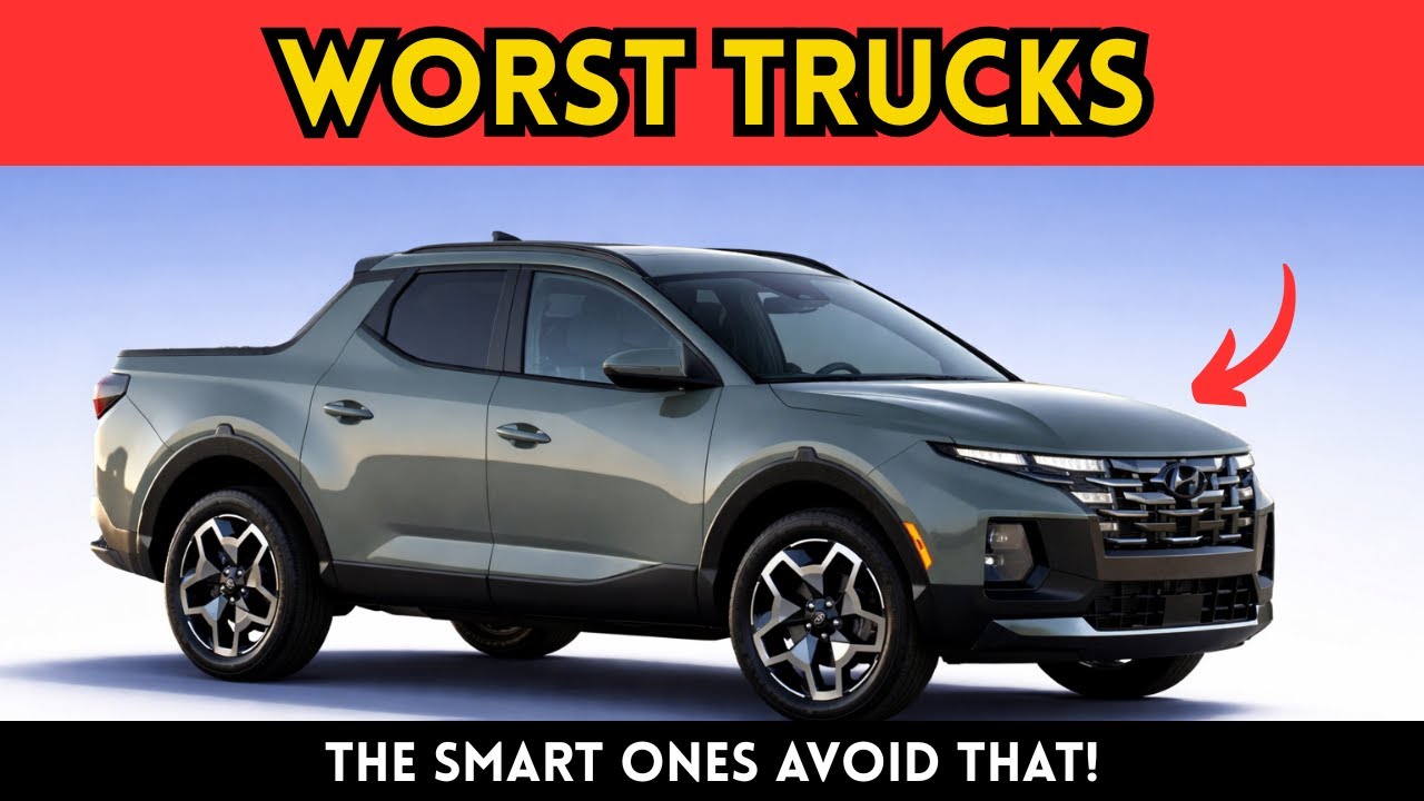 The 7 Worst Pickup Trucks to Buy in 2026 (Ranked from Bad to Terrible!)