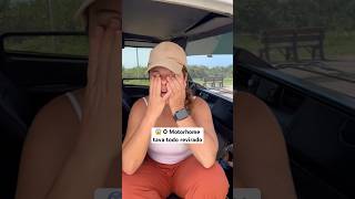 Motorhome todo revirado