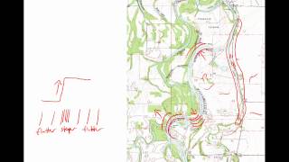 Stream Processes on Topographic Maps