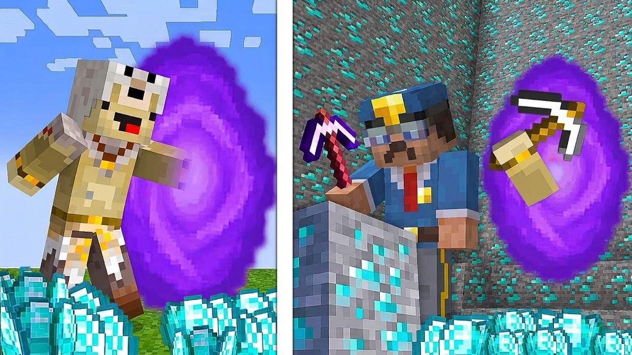 17 Manières de Voler les Diamants avec LE PORTAIL !