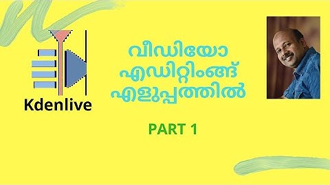 Kdenlive tutorial Part 1