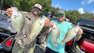 Nolin River Lake - Summertime Crappie Fishing using Livescope! #livescope #crappiefishing #crappie 