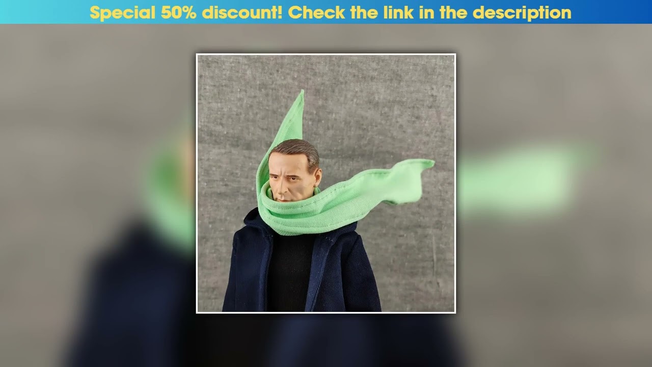 Best 1/6 Scale Male Men's Scarf Models for 12''Action Figures Bodies DIY Accessories•••••••••••••••