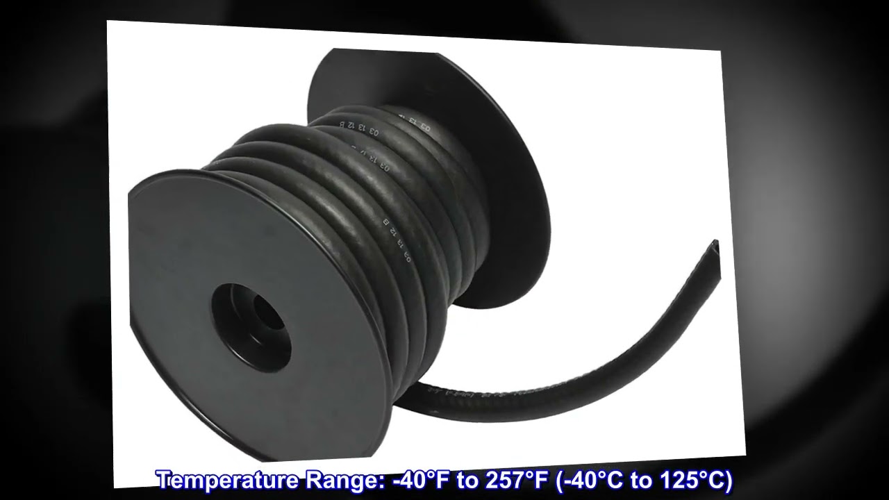 Continental 65125 3/16" ID Fuel Hose - 50 psi - SAE 30R7 - 25' Length