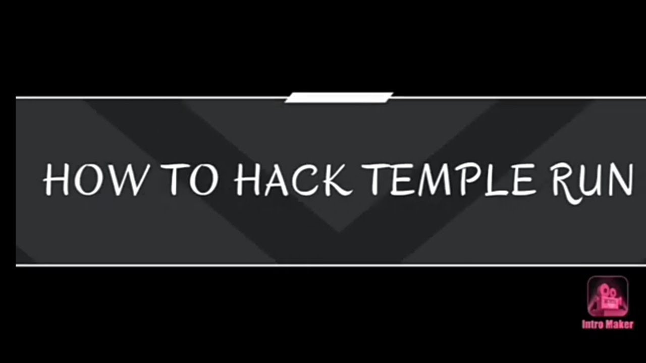 HOW TO HACK TEMPLE RUN