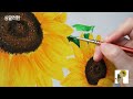 유화 그리기 - 해바라기 by 싱귤러한 풀버전 Oil painting sunflowers by Singular Han (full version)