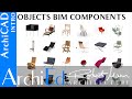 ArchiCAD objects BIM components