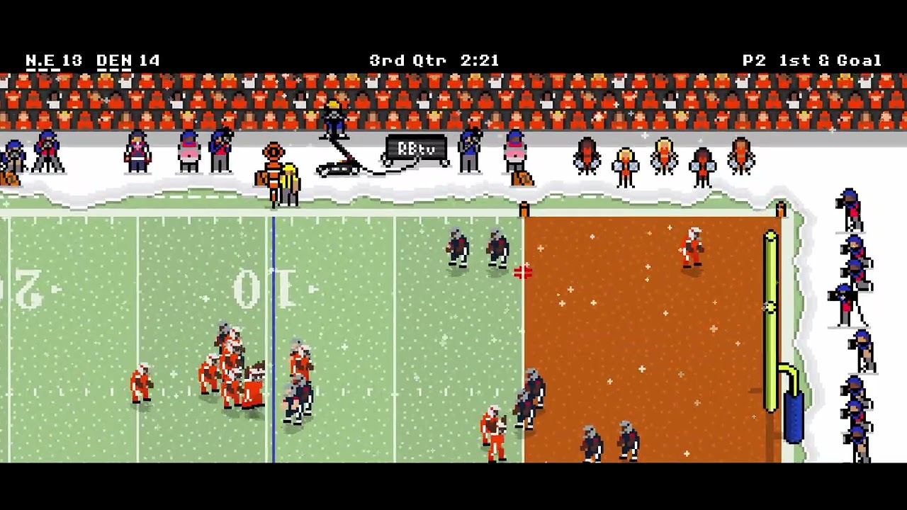 2026 AFC Championship New England Patriots at the Denver Broncos Retro Bowl￼