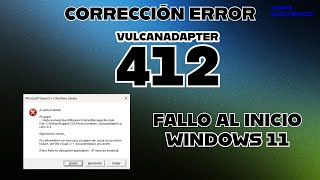 Solución al error Line: 412 de vulcanadapter con CCXprocess