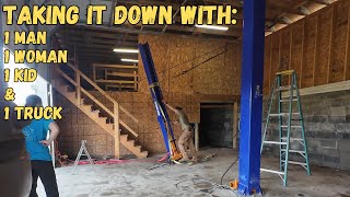 Two Post Car Lift Removal