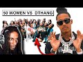 50 WOMEN VS 1 RAPPER DTHANG GZ❤️ #dthang #20v1 #noluvmar