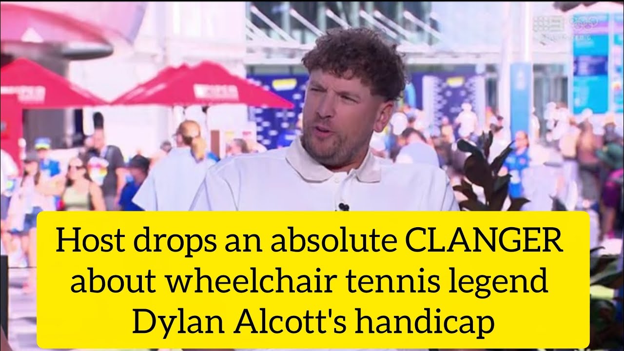 Live TV Awkward Moment Shocks Australian Open Coverage | Dylan Alcott Question Sparks Backlash