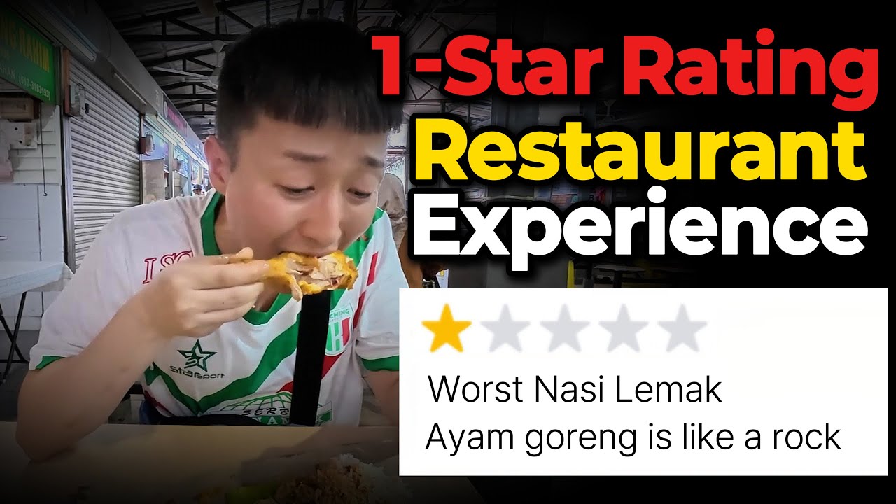 1-Star Rating Restaurant in Malaysia - Nasi Lemak, is it that bad?