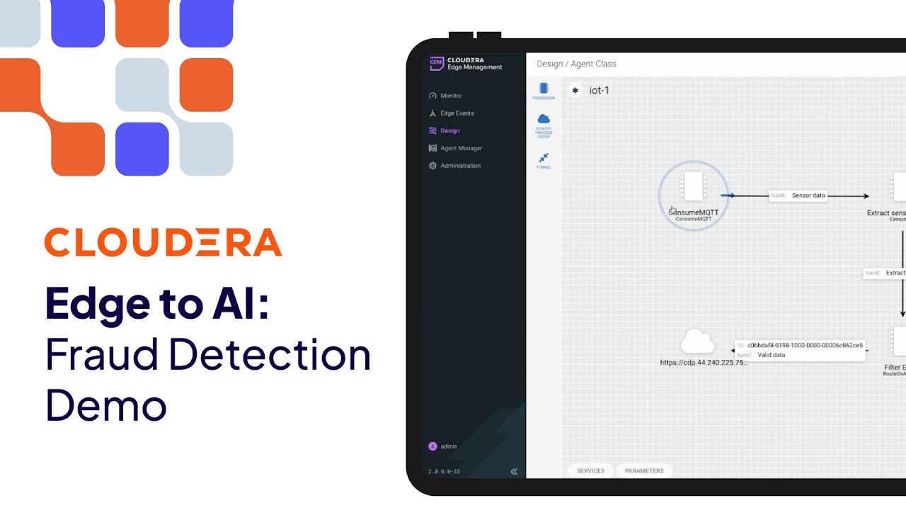 Real-Time Fraud Detection with Edge-to-AI | Cloudera Data in Motion Demo