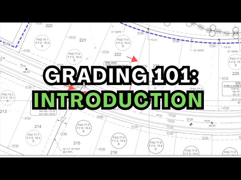 civil engineering grading plan | Key Tips for Site Grading (BEGINNER)