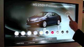 CyberTouch|AV at the Los Angeles Auto Show 2009