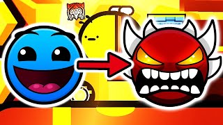 EASY to EXTREME DEMON - 100 Life Platformer Geometry Dash Challenge