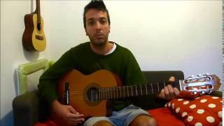 Video thumbnail of "Llamando a la tierra - M-Clan - Tutorial de guitarra"