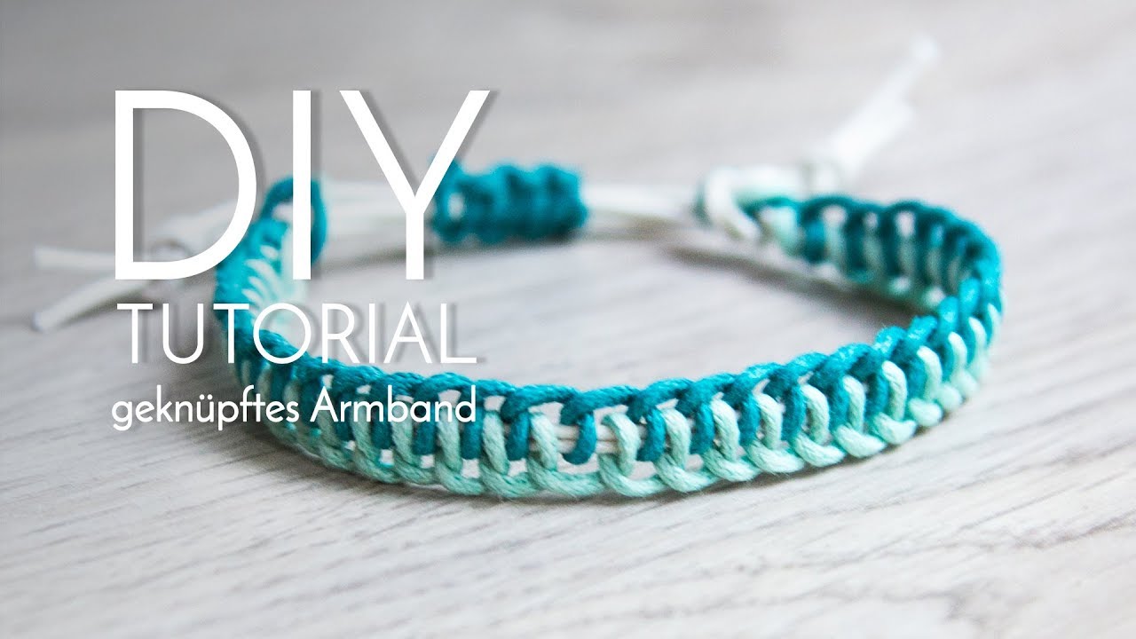 Geknupftes Armband Diy Anleitung Perlenladen Online Youtube