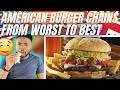 🇬🇧BRIT Reacts To AMERICAN BURGER CHAINS RANKED WORST TO BEST!